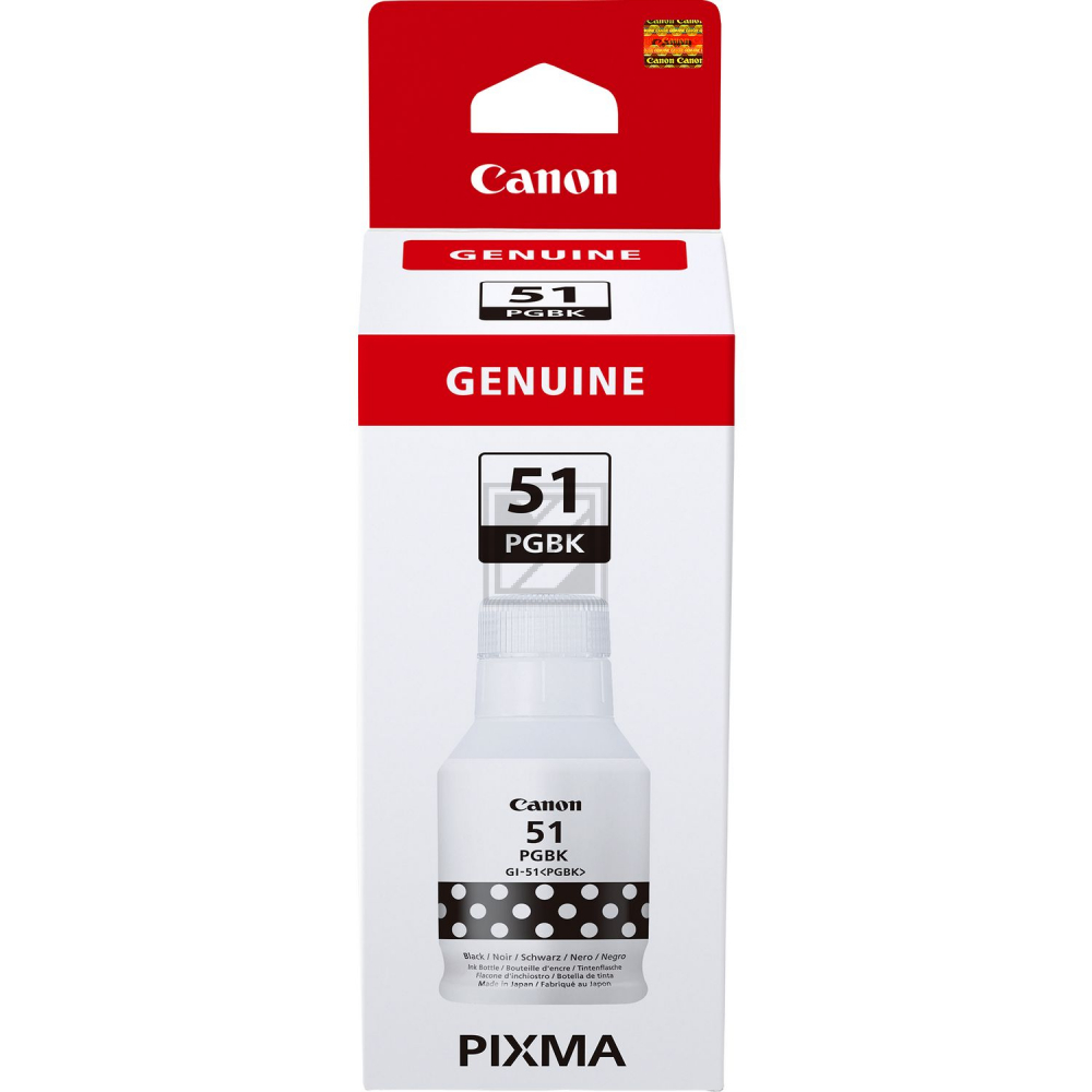 4529C001 CANON GI51PGBK Pixma Tinte black 6000Seiten 135ml