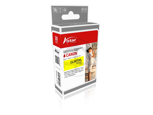 AS16006 ASTAR CAN. MG5750 TINTE YEL 0334C001/CLI571XL 11ml