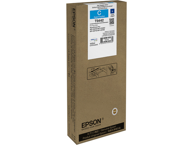 C13T944240 EPSON WF C5210 TINTE CYA ST Cartridge L 19,9ml Standard Kapazitaet