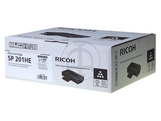 407254 RICOH SP201N TONER BLACK HC Type SP201HE 2600Seiten hohe Kapazitaet