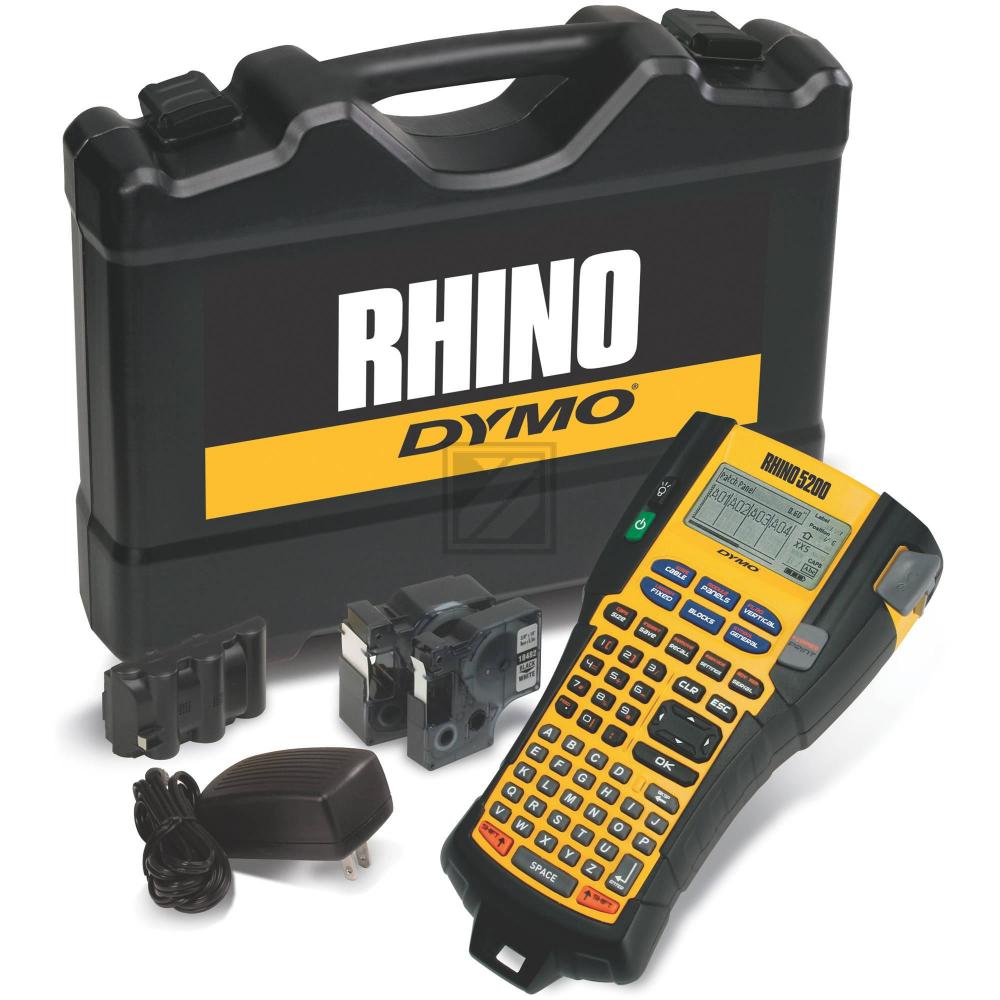 S0841400 DYMO Rhino 5200 Beschriftungsgeraet ABC 6-19mm Koffer
