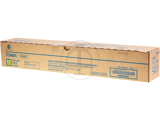 A8DA250 KONICA BIZHUB C308 TONER YELLOW 26.000Seiten TN324Y