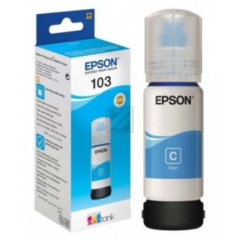 C13T00S24A10 EPSON ET103 EcoTank Tinte cyan 4500Seiten 65ml