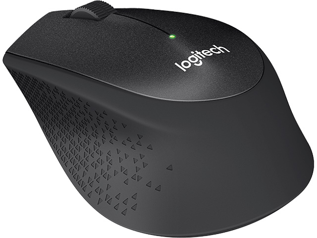LOGITECH M330 SILENT PLUS MAUS SCHWARZ 910-004909 3Tasten/1000dpi/kabellos/USB