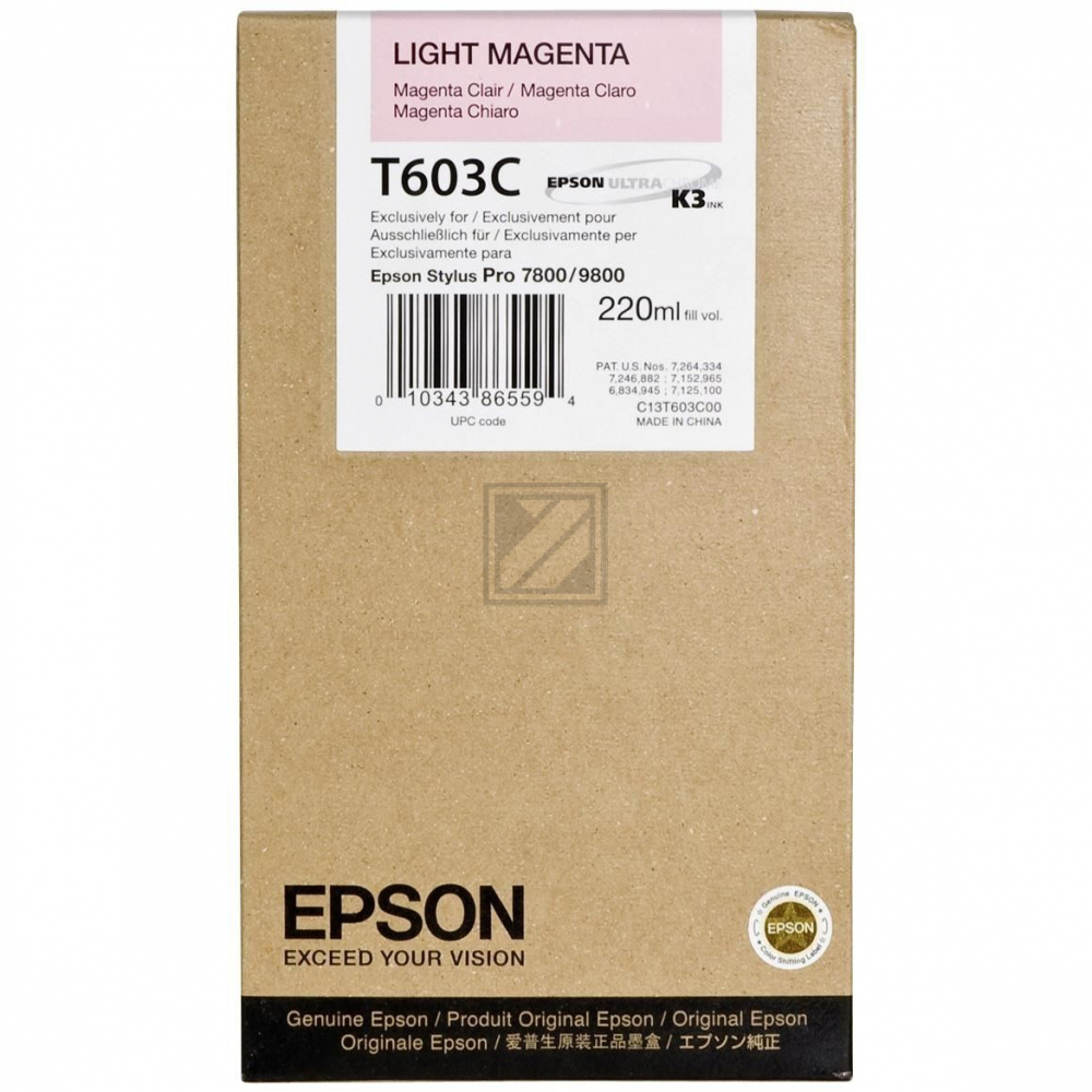 C13T603C00 EPSON ST PRO Tinte light mag HC 220ml