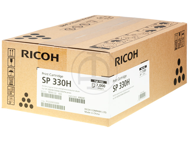 408281 RICOH SP330DN TONER BLACK HC Type SP330H 7000Seiten hohe Kapazitaet