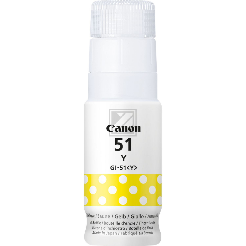 4548C001 CANON GI51Y Pixma Tinte yellow 7700Seiten 70ml