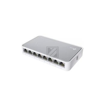 TP-LINK TL-SF1008D DESKTOP SWITCH Standalone 8xRJ45 weiss-hellgr unmanaged