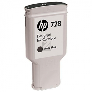 3WX25A HP 728 DNJ Tinte matt black 130ml