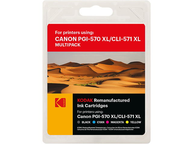 185C057168 KODAK CAN. MG5750 (5) CMYKK PGI570XL CLI571XL 1x22ml 4x11ml