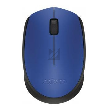 910-004640 LOGITECH M171 Funkmaus 3Tasten 1000dpi blau 2.4GHz