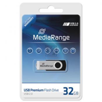 MEDIARANGE FLEXI USB STICK 32GB MR911 15MB/s USB 2.0 schwarz-silber