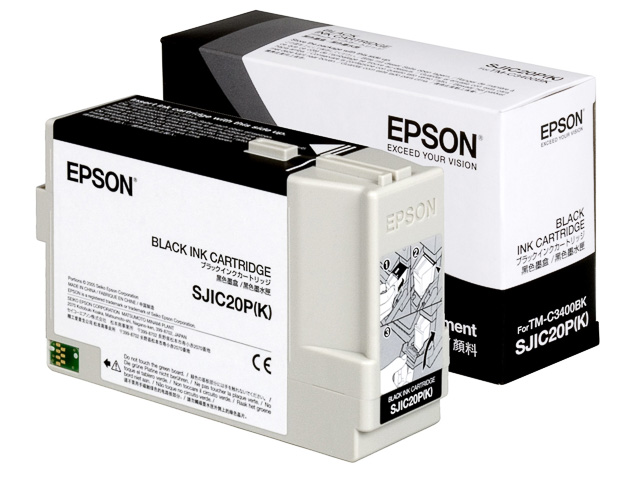SJIC20PK EPSON TMC3400 TINTE BLACK C33S020490 78,7ml