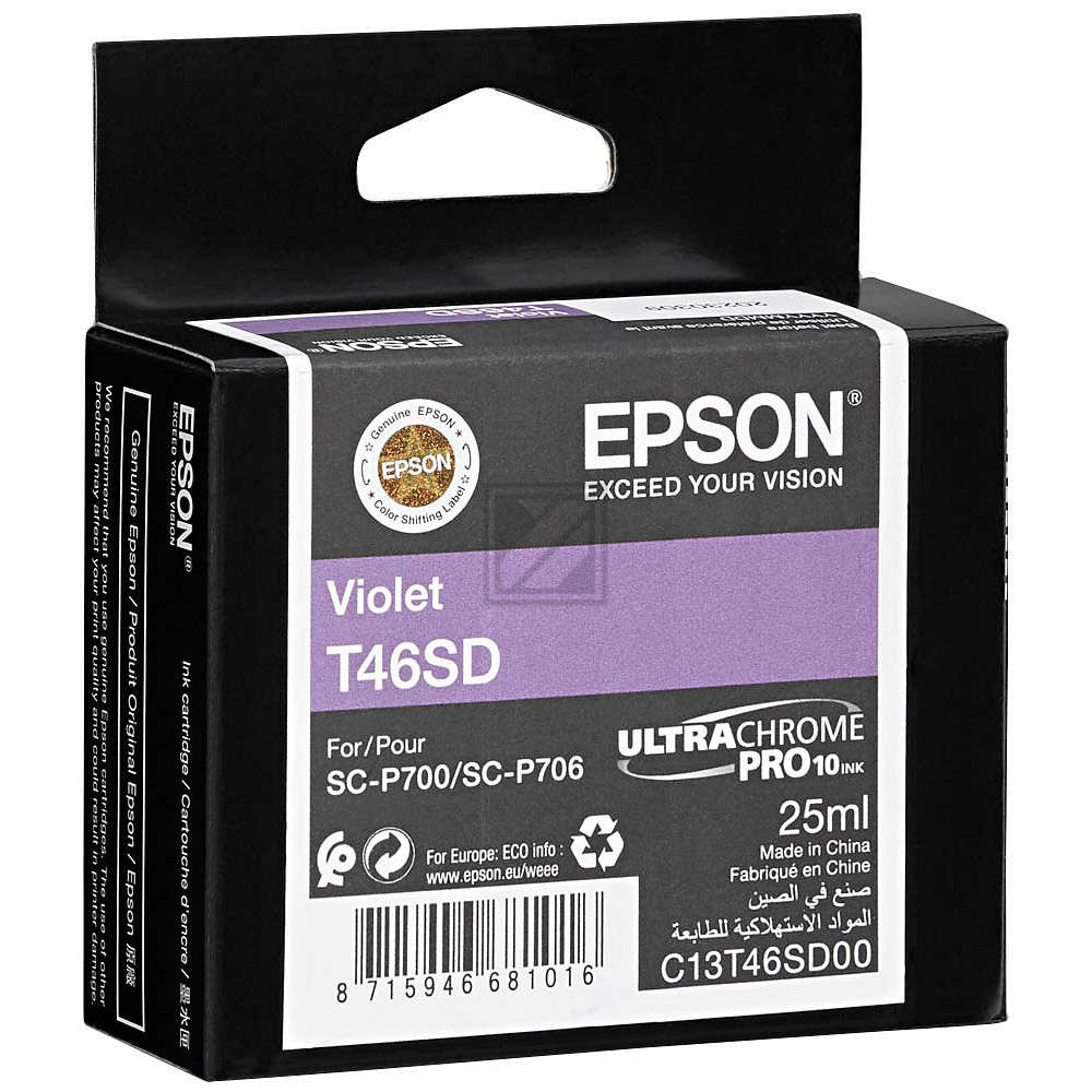 C13T46SD00 EPSON SC Tinte violett 25ml