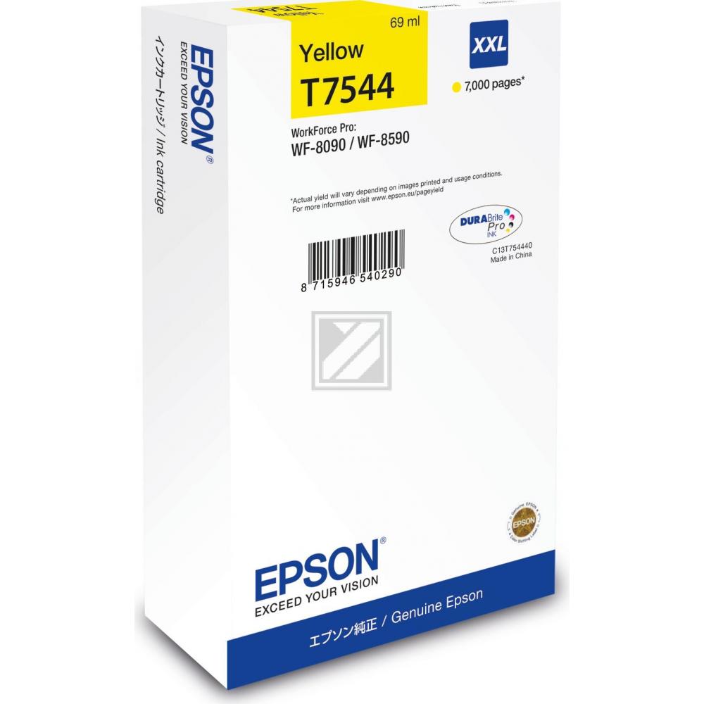 C13T754440 EPSON WF Tinte yellow EHC 7000Seiten 69ml