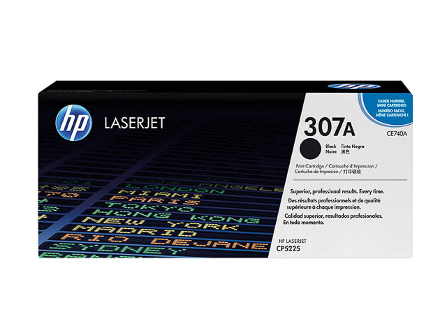 CE740A HP CLJ CP5225 TONER BLACK HP307A 7000Seiten