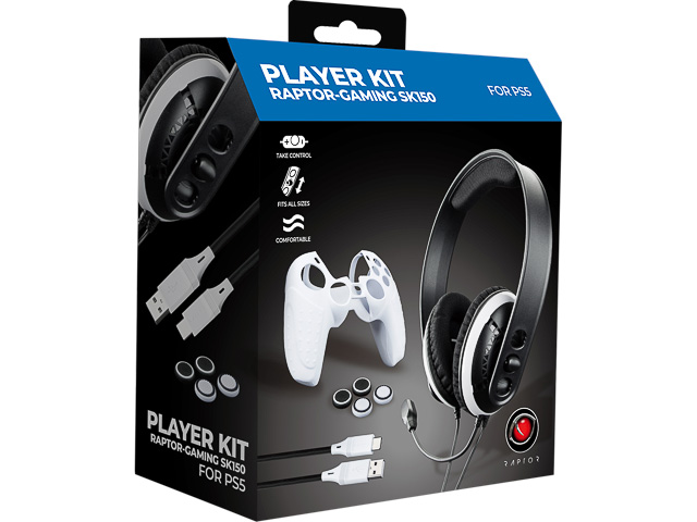 RAPTOR GAMING SK150 PS5 PLAYER KIT RG-SK150 weiss