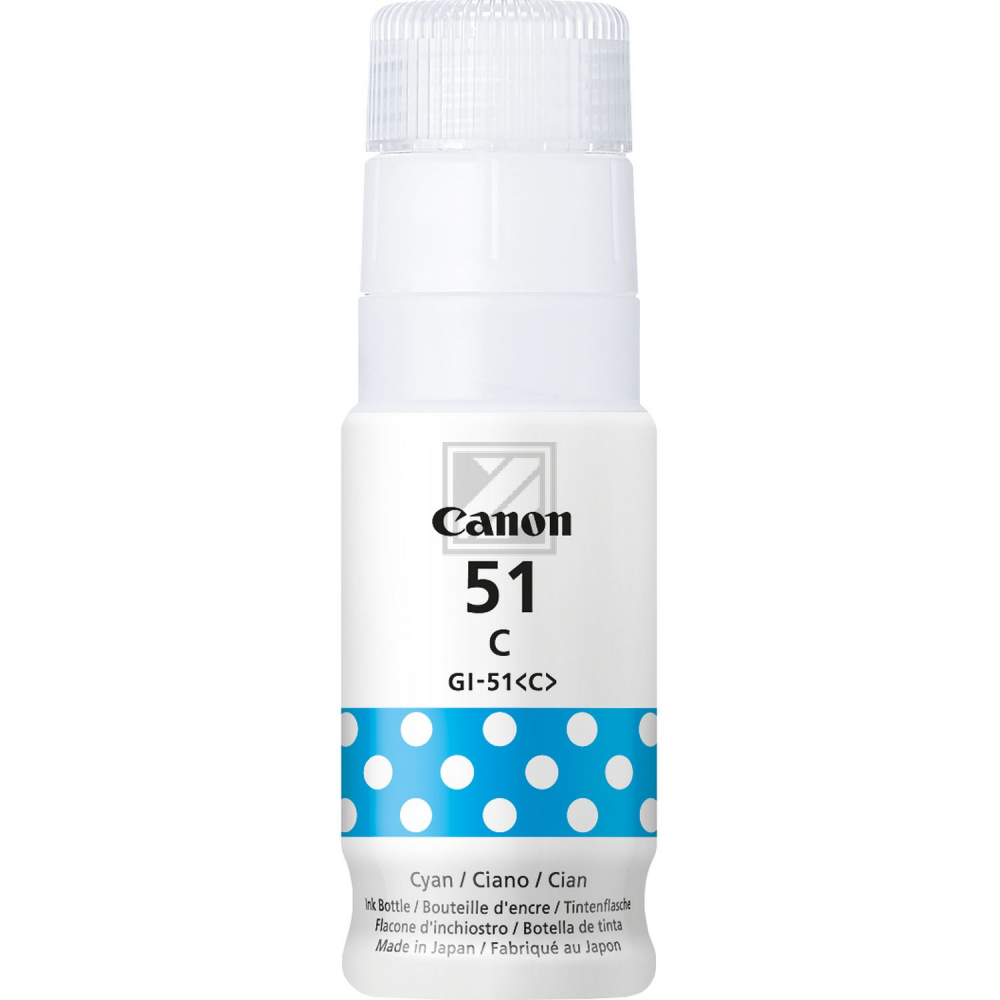 4546C001 CANON GI51C Pixma Tinte cyan 7700Seiten 70ml