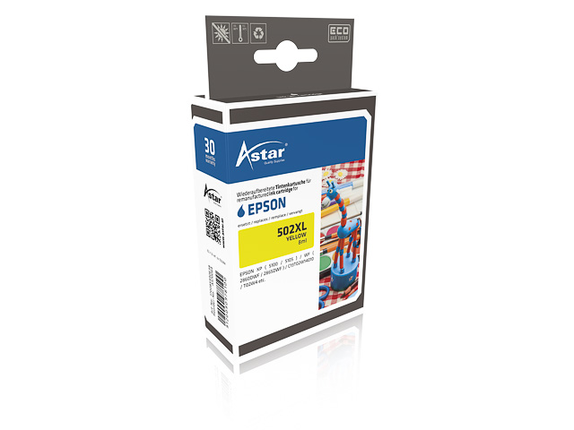 AS70064 ASTAR EPS. XP5100 TINTE YEL HC T02W4/502XL 6,4ml 470Seiten hohe Kap.