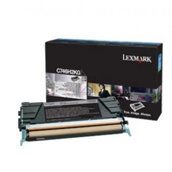 C746H3KG LEXMARK Optra C Toner black HC corporate 12.000Seiten