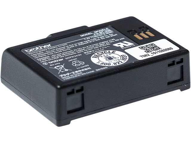 BROTHER PABT008 RJ2 AUFLADBARE BATTERIE Li-Ion-Akku fuer RJ2035B+RJ2055WB