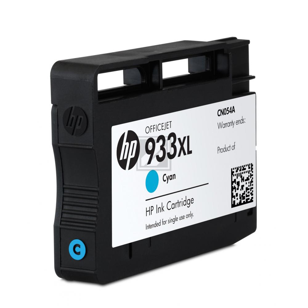 CN054AE#BGX HP 933XL OJ Tinte cyan HC 825Seiten