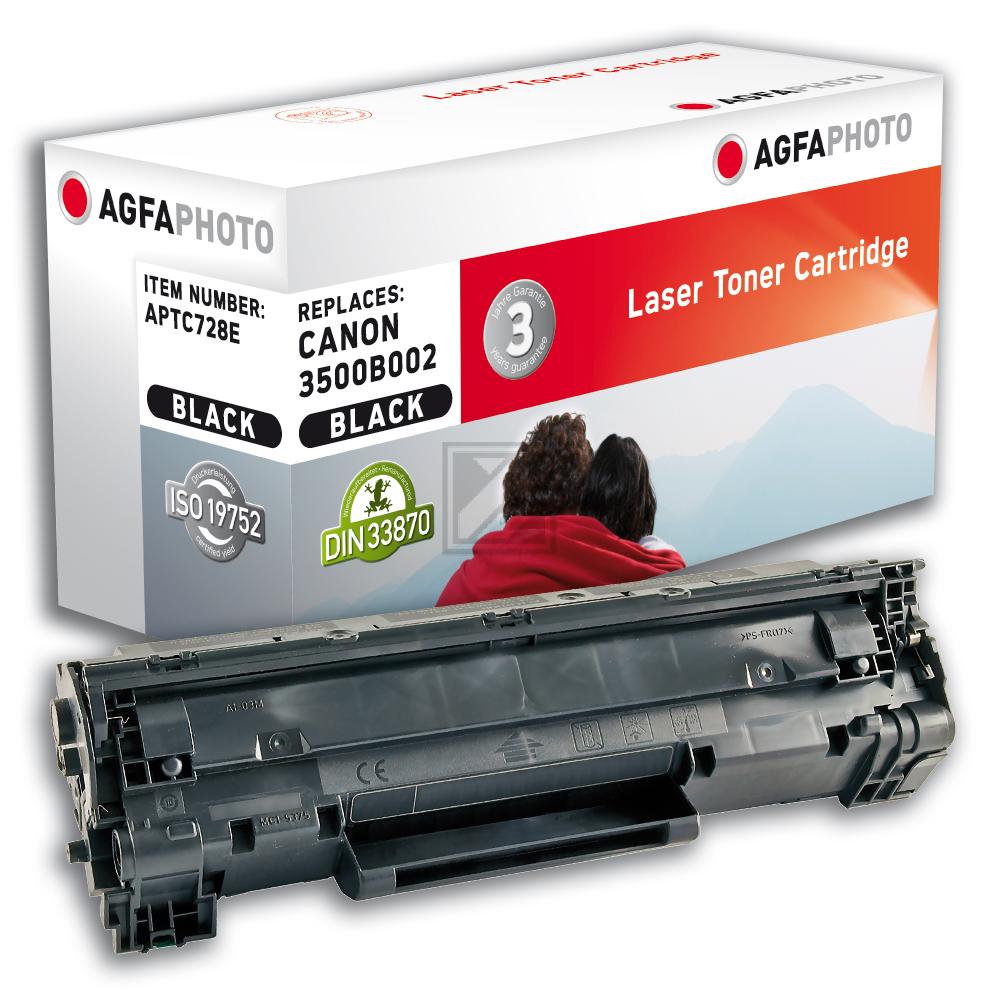 APTC728E AP CANON 3500B002 MF Cartridge black rebuilt 2100Seiten