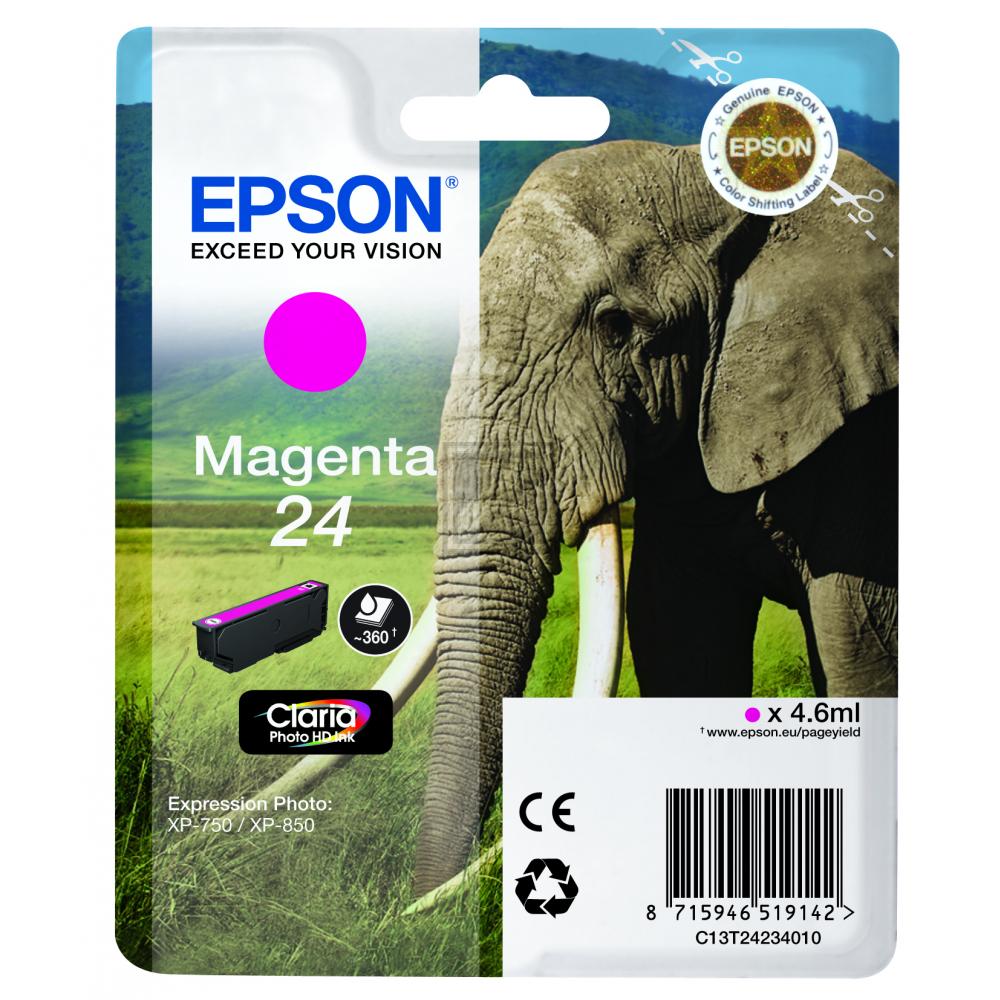 C13T24234012 EPSON XP Tinte magenta ST 360Seiten 4,6ml