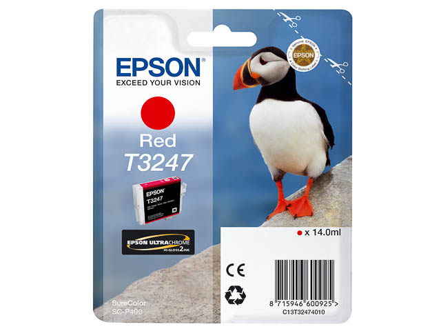 C13T32474010 EPSON SCP400 TINTE RED 14ml 980Seiten