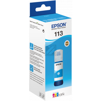 C13T06B240 EPSON ET113 EcoTank Tinte cyan 6000Seiten pigmentiert 70ml