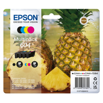 C13T10G64010 EPSON Nr.604 XP/WF Tinte (4) cmyk ST 1x150/3x130Seiten