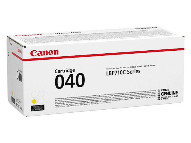 0454C001 CANON LBP710CX TONER YELLOW ST 040Y 5400Seiten Standard Kapazitaet