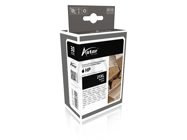AS70037 ASTAR HP PSC1410 TINTE BLK C9351CE 21XL 475Seiten 12ml