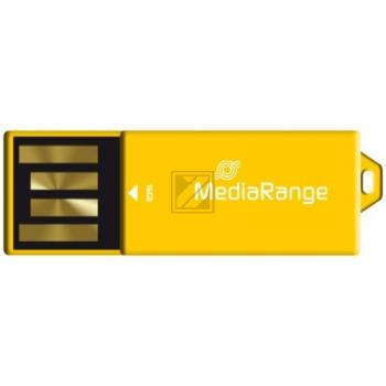 MEDIARANGE NANO USB STICK 16GB MR976 14MB/s USB 2.0 gelb