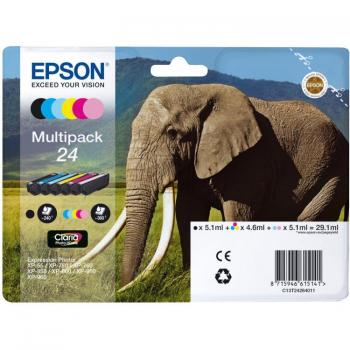 C13T24284011 EPSON XP Tinte (6) cmyk lc/lm ST Claria Home 1x240bk/5x360