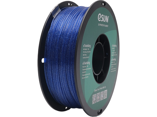 ETWINKLING 1,75mm BLUE 1kg ESUN 3D FILAMENT