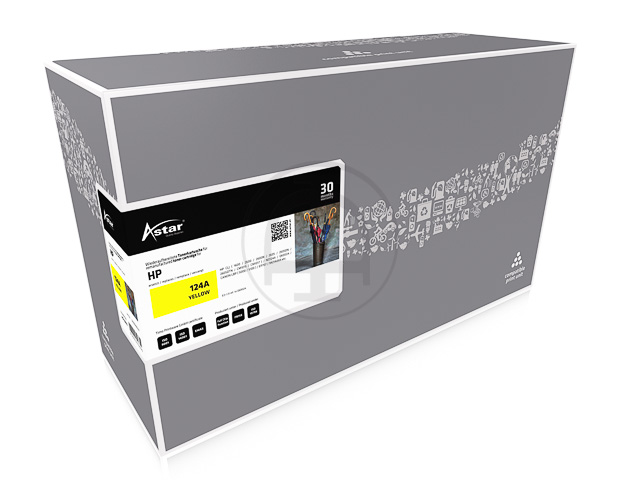 AS13002 ASTAR HP CLJ2600 CARTR YEL Q6002A/124A 2000Seiten