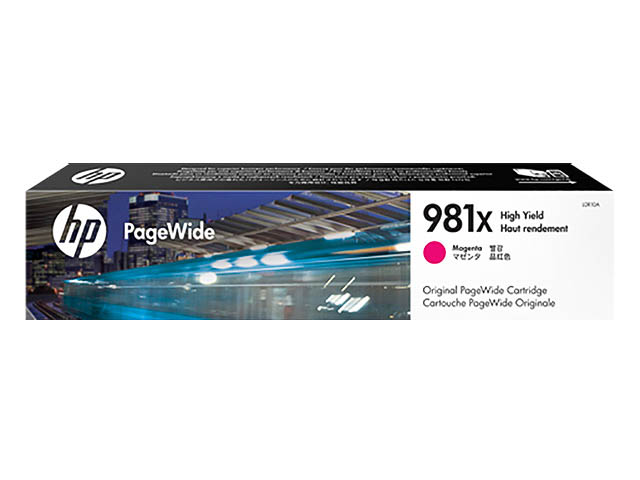 L0R10A HP PW COLOR 556 TINTE MAGENTA HC HP981X 10.000Seiten hohe Kapazitaet