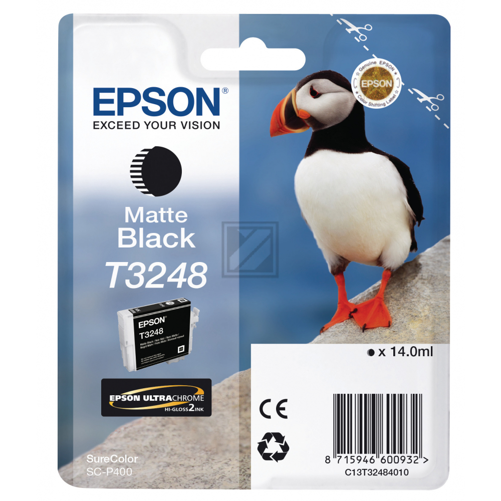 C13T32484010 EPSON SC Tinte matt black 980Seiten 14ml
