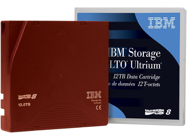 IBM LTO8 12/30TB 01PL041 DC Ultrium 8