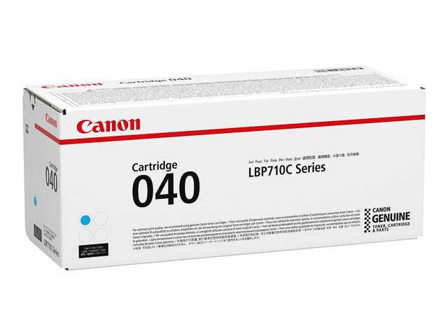 0458C001 CANON LBP710CX TONER CYAN ST 040C 5400Seiten Standard Kapazitaet