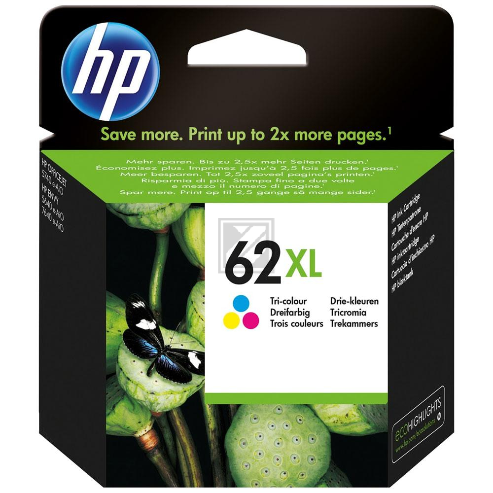 C2P07AE#UUS HP 62XL OJ Tinte color HC 415Seiten 11,5ml