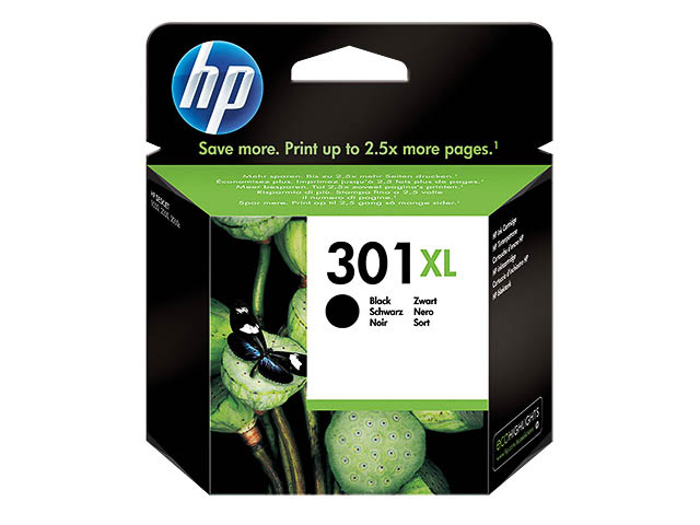 CH563EE#UUS HP DJ1050 TINTE BLACK HC HP301XL 8ml 430Seiten hohe Kapazitaet