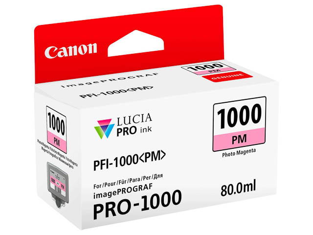 PFI1000PM CANON PRO1000 FOTOTINTE MAG 0551C001 80ml 3755Seiten