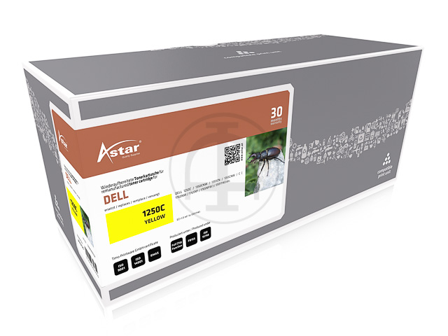 AS13125 ASTAR DELL 1250C TONER YEL 59311143 1400Seiten