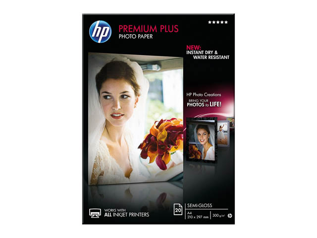 CR673A HP FOTOPAPIER PREMIUM+ A4 20Blatt 300gr seidenmatt