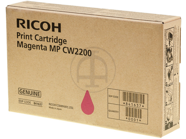 841637 RICOH CW2200SP GEL INK MAGENTA 100ml 440Seiten