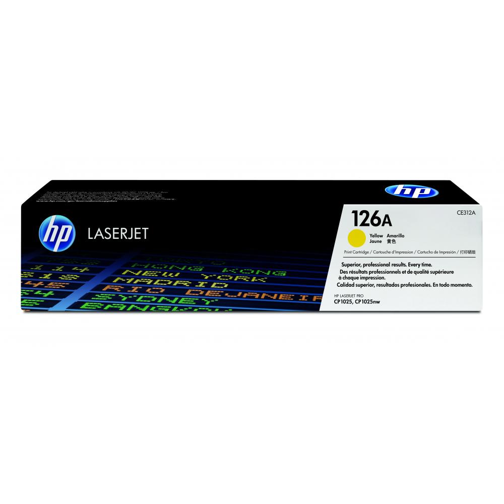 CE312A HP 126A CLJ Toner yellow 1000 Seiten