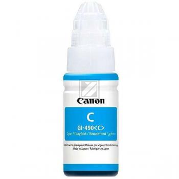 0664C001 CANON GI490C Pixma Tinte cyan 7000Seiten 70ml