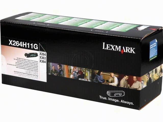 X264H11G LEXMARK X264 TONER BLACK HC 9000Seiten hohe Kapazitaet return